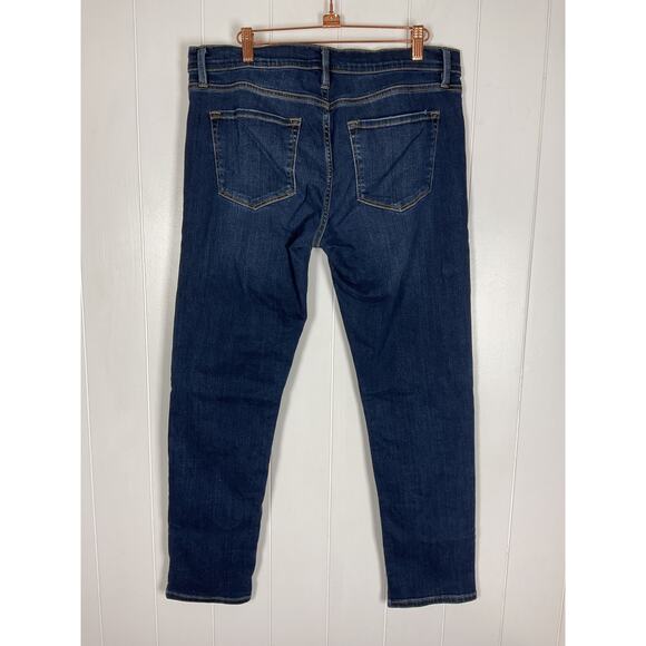 FRAME Women's Le Garcon Dark Wash 5 Pocket Straight Leg Jeans Size 29 - Picture 7 of 10